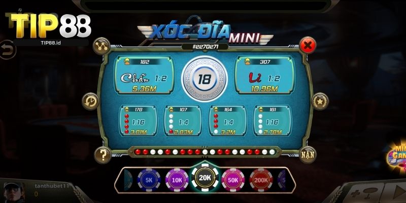 Một số điểm thú vị từ tựa game xóc đĩa